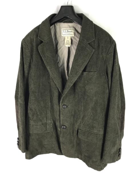 Other Designers L.L. Bean - L.L.BEAN CORDUROY DARK GREEN HEAVY COAT JACKET