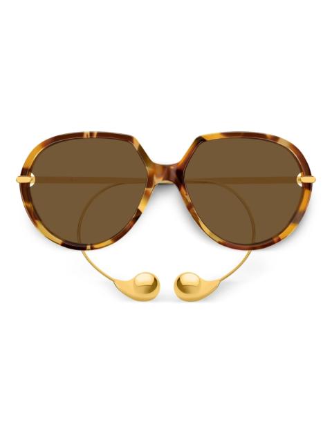 Bottega Veneta geometric-frame sunglasses