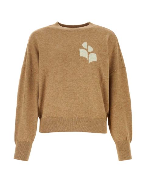 Isabel Marant Étoile Isabel Marant Etoile Women Melangã¨ Biscuit Cotton Blend Oversize Marisans Sweater