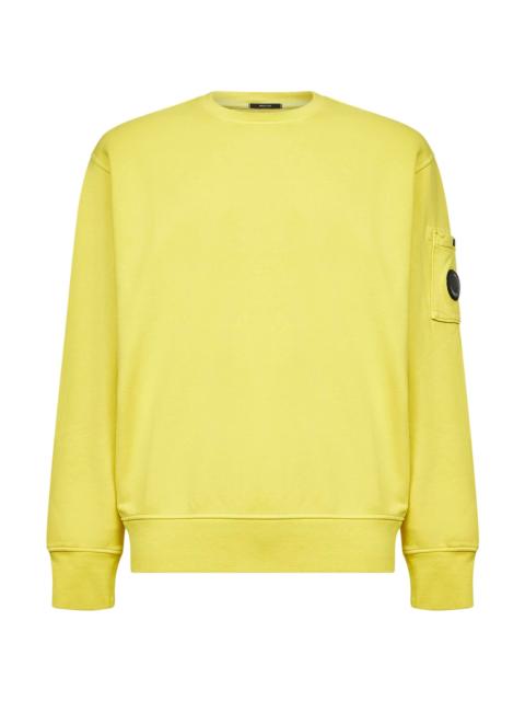 C.P. Company Yellow cotton Lens crewneck sweatshirt