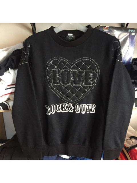 Japanese Brand - Heart Shape Love Rock And Cute Sweaters