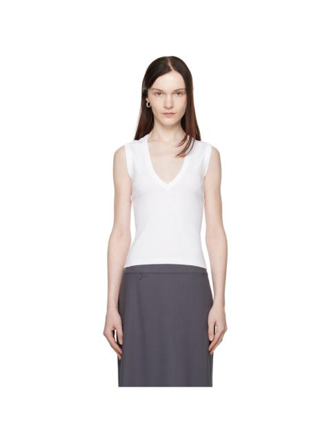 FLORE FLORE White Dewi Tank Top