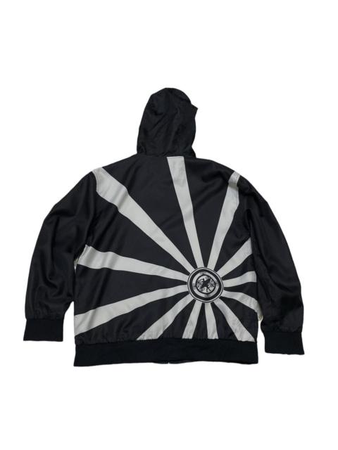 Other Designers Japanese Brand - Surplus Jacket Japanese War Flag Design With Hoodie