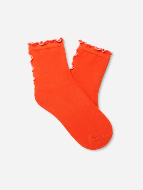 UGG ® Women's Karsyn Lettuce Edge Quarter II Cotton in Petal/Lobster