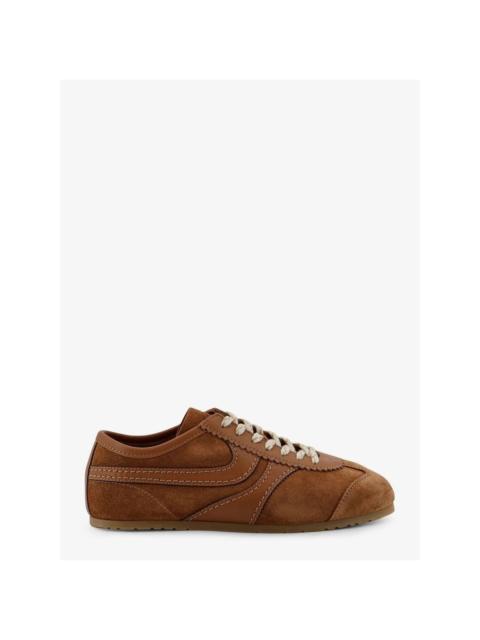 Dries Van Noten DRIES VAN NOTEN Brown Suede Sneakers New & Authentic (Women'