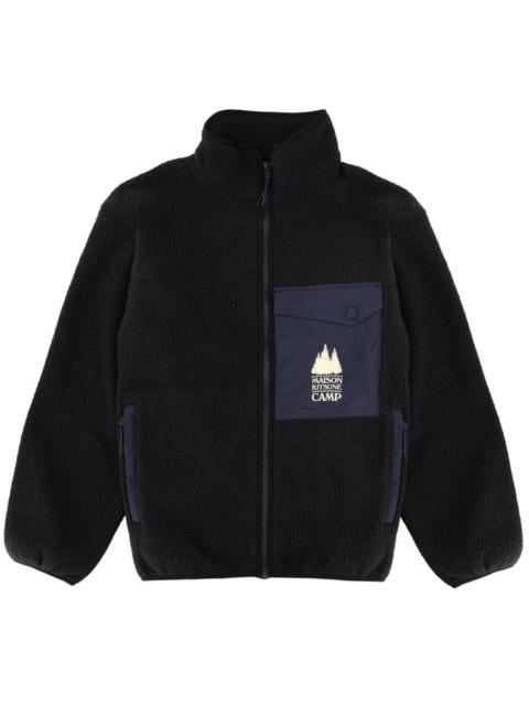 Maison Kitsuné FLEECE JACKET WITH ZIPPER