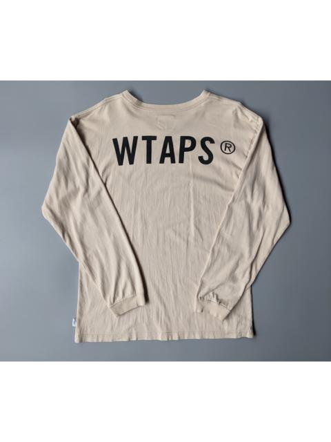 WTAPS Wtaps wtvua beige long sleeve shirt