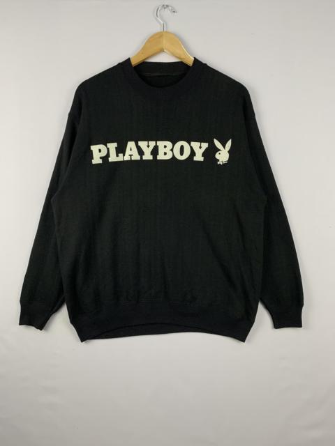 Other Designers Vintage - Playboy Big Logo Sweatshirt Black Large