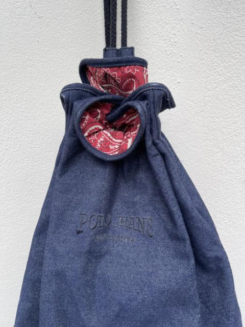 Other Designers Polo Ralph Lauren × RRL Ralph Lauren - Barely found!!Ralph Lauren Paisley inside denim Parasuit bag