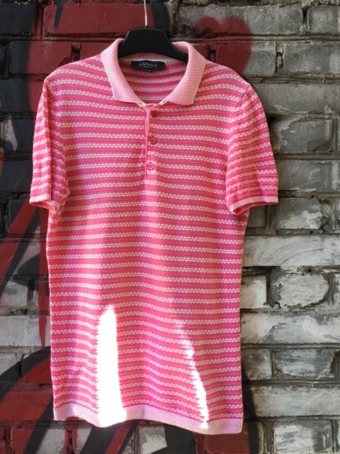 Canali Woven cotton polo shirt.Like Gucci or Saint Laurent