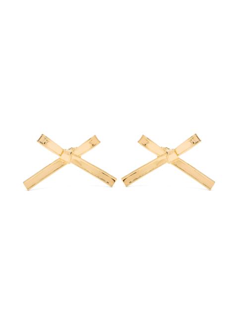 Marc Jacobs Marc Jacobs The Lingerie Bow Earrings in Gold at Nordstrom