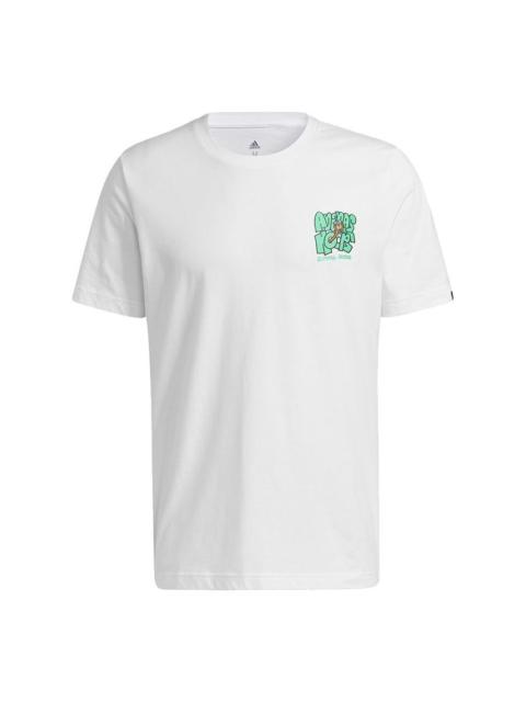 adidas adidas Lil Stripe Boba Graphic Tee Men's White HB5485