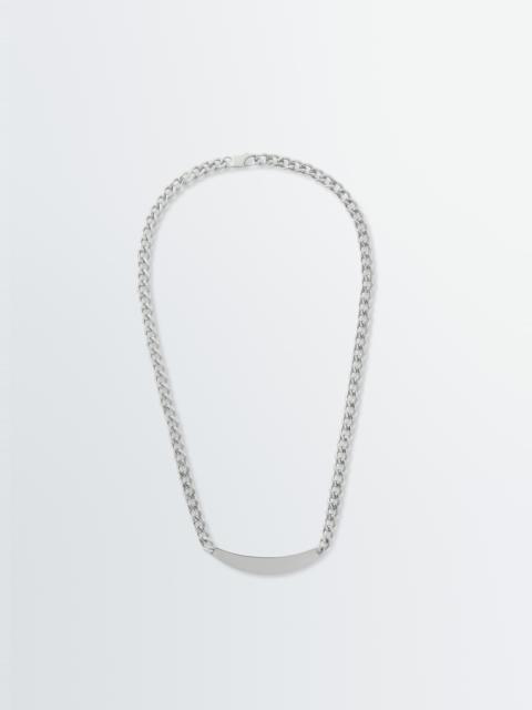 Lemaire ID NECKLACE IN RHODIUM-PLATED SILVER