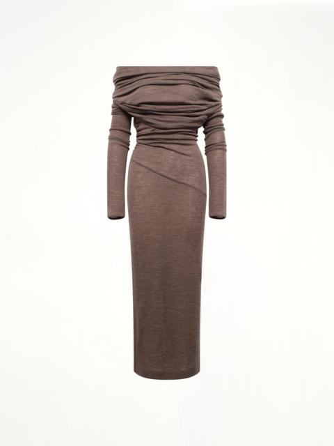entire studios Bound Midi Dress in Pinecone