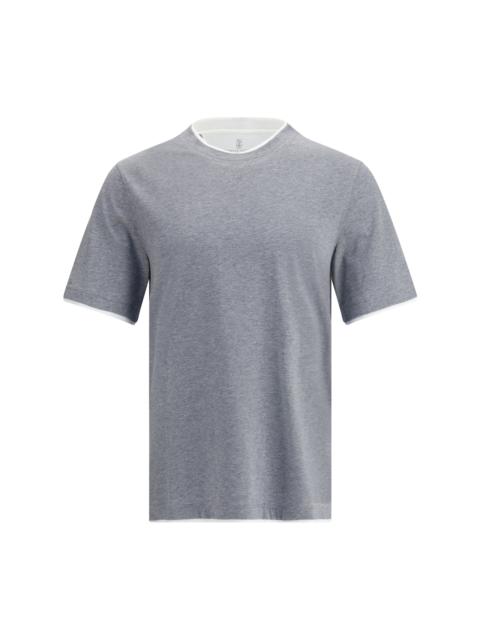 Brunello Cucinelli Brunello Cucinelli Cotton T-shirt Grey Men