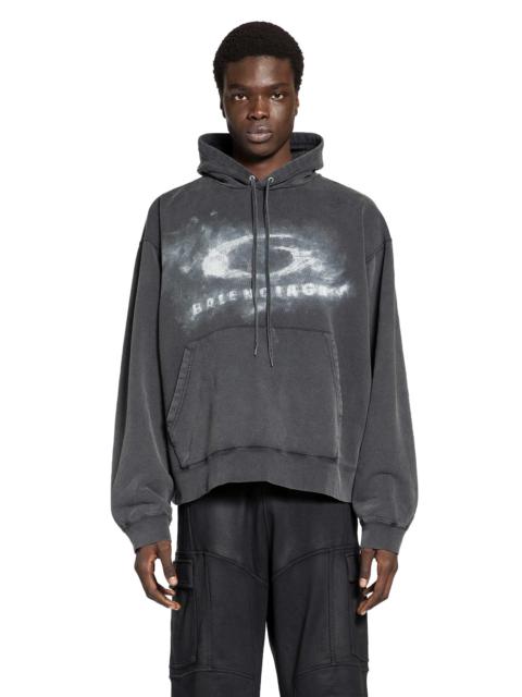 BALENCIAGA Washed Crayon Loop Oversized Hoodie
