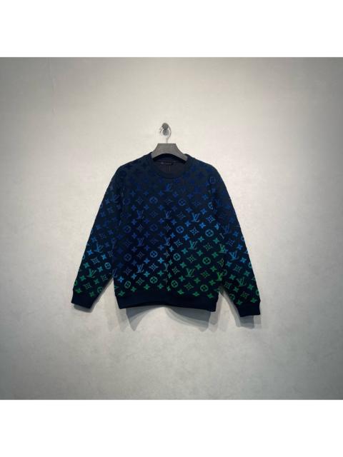 Louis Vuitton Louis Vuitton logo gradient pullover sweatshirt