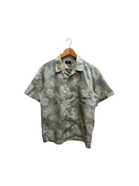 Other Designers Japanese Brand - VINTAGE IY BASICS FLORA DESIGN HAWAII BUTTON UP SHIRT