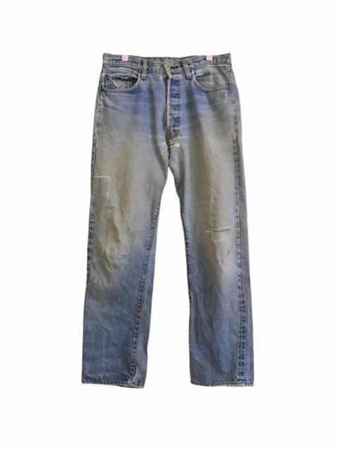 Other Designers Vintage 70’s Rindem Levi’s Grunge Selvedge Top button 6