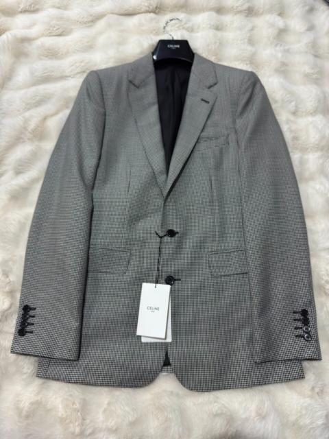 CELINE Celine Men's Houndstooth Suit (Brand New Runway Style)