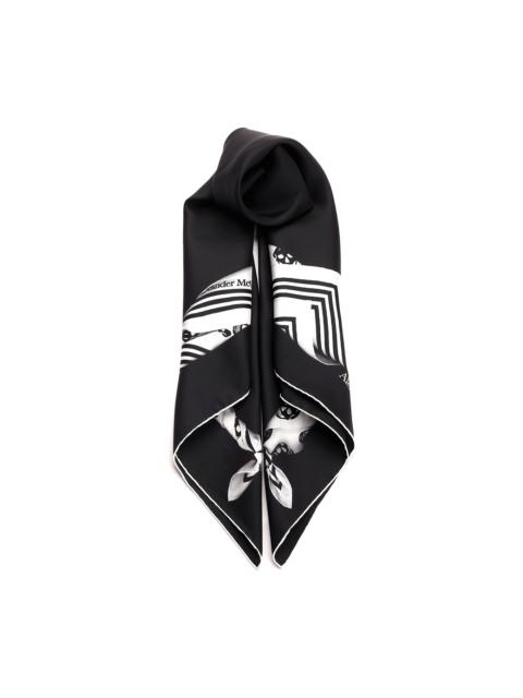 Alexander McQueen Twill Silk Scarf