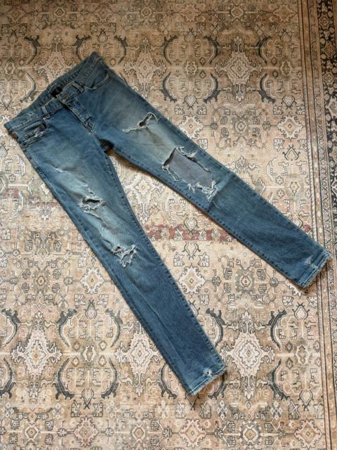 SAINT LAURENT Saint Laurent Hedi D02 Distressed Jeans
