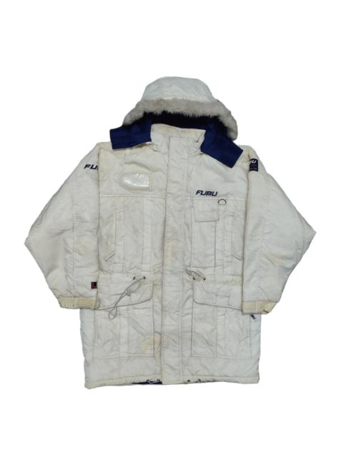 Other Designers Vintage Fubu The Collection Hooded Puffer Jacket