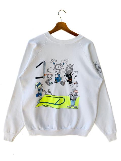 Other Designers Vintage - RARE⚡️1988 Fruit Of The Loom Sports Toon Sweatshirt