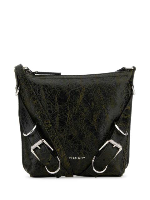 Givenchy Givenchy Men Two-Tone Leather Voyou Crossbody Bag
