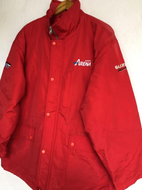 Other Designers Slightly Distressed Suzuki Tee - Suzuki Quilted Red Down Jackets