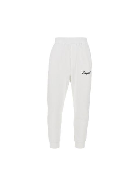 DSQUARED2 Dsquared2 Men Cotton Sweatpants With Logo Embroidery