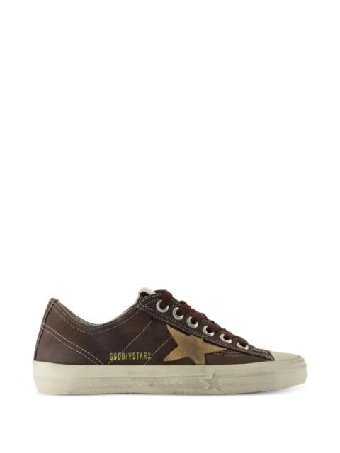 Golden Goose V-star Sneaker in Brown/Tobacco