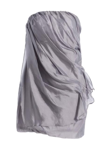 The Garment Exclusive Gillian Wool-Cashmere Bustier Mini Dress grey