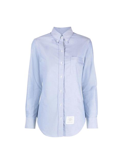 Thom Browne Button-Down Cotton Oxford Shirt