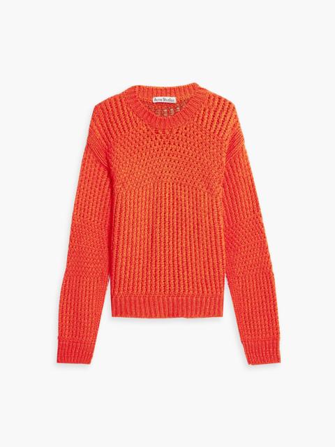 Acne Studios Crocheted cotton sweater