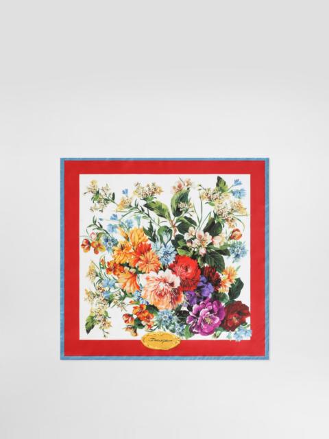 Dolce & Gabbana 50x50 silk twill foulard