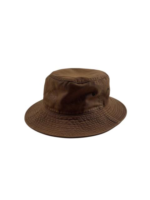 VINTAGE STUSSY BROWN BUCKET HAT