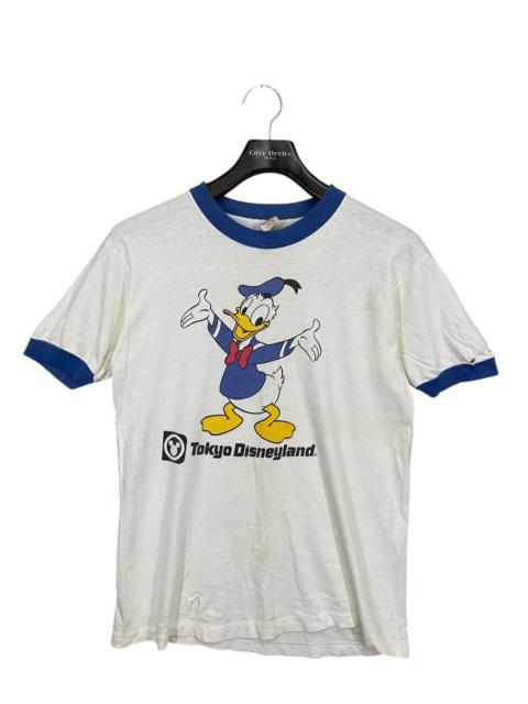 Other Designers Vintage 80s tokyo disneyland donald duck tshirt ringer