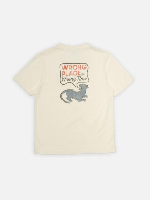 Nudie Jeans Joni Wrong Place T-Shirt Offwhite
