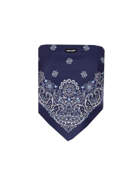 Miu Miu Women Printed Popeline Top