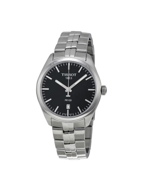 Tissot - Open Box - Tissot PR 100 Black Dial Stainless Steel Men's Watch T1014101105100
