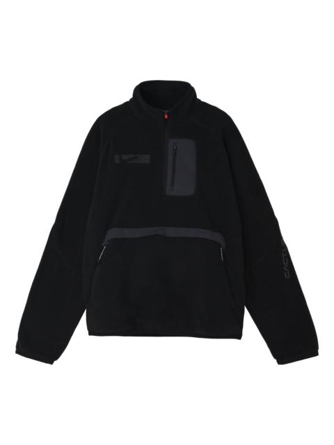 Nike Nike x Travis Scott Half Zipper Pocket Stand Collar Top 'Black' DM1284-010