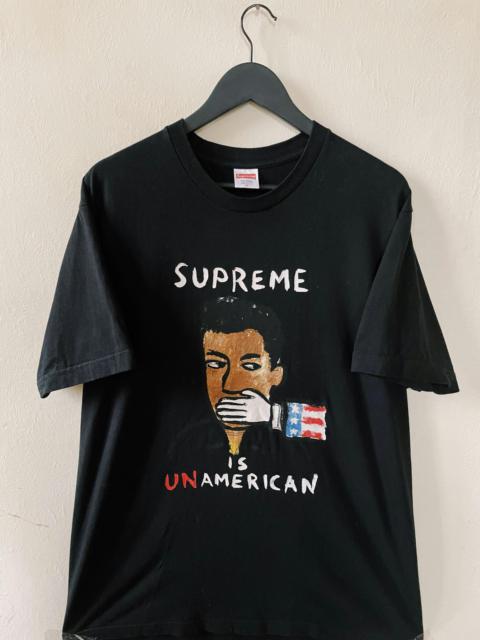 Supreme Supreme is Unamerican T-shirt Black