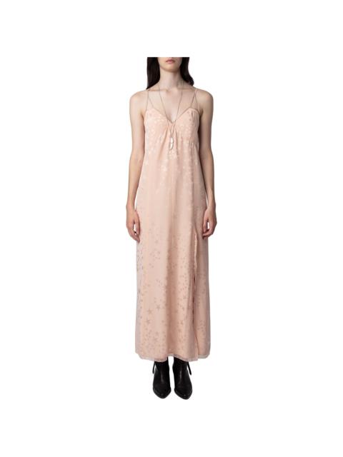 Zadig & Voltaire Zadig & Voltaire Rohal Jac Stars Strass Silk Dress