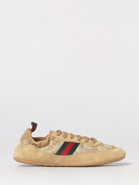 GUCCI Gucci Women Shift Suede Calfskin Sneakers Gucci