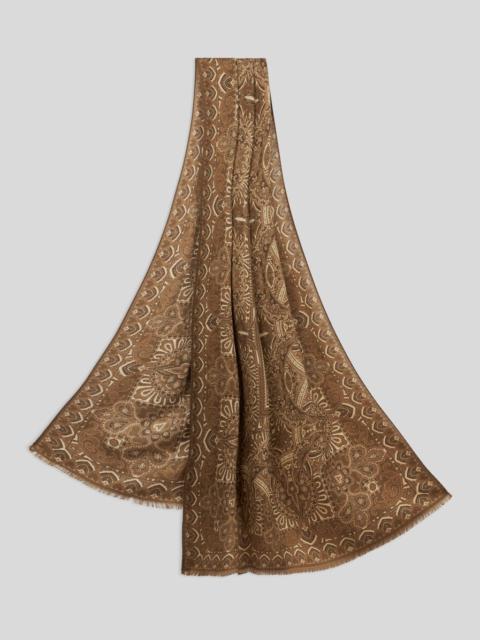 Etro SCARF WITH SILK SCARF PATTERN