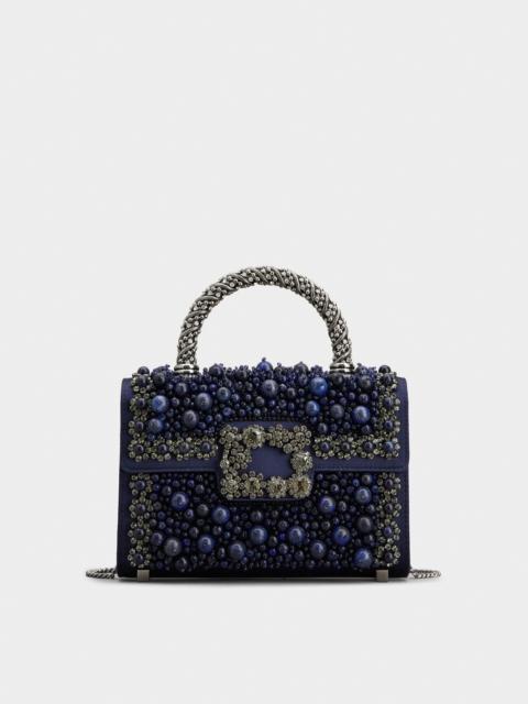 Roger Vivier Jewel Efflorescence lapis lazuli Mini Bag