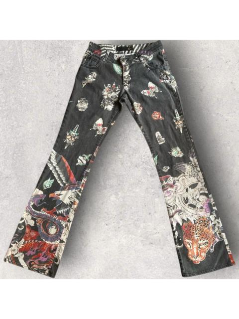 Roberto Cavalli SS02 Cavalli Tattoo Bootcut