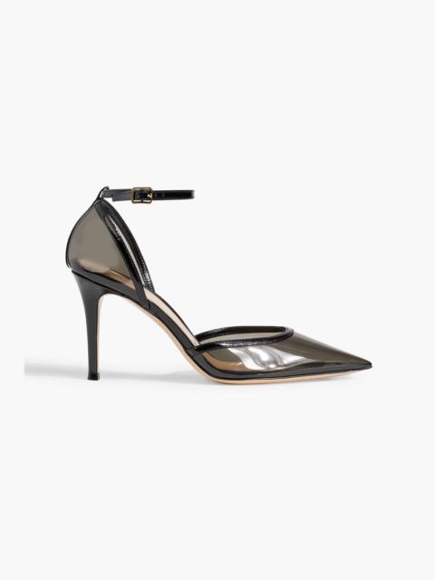 Gianvito Rossi Sabin TPU and patent-leather pumps