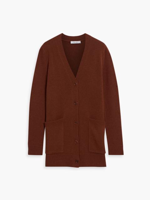 Max Mara Sequin-embellished wool and cashmere-blend cardigan